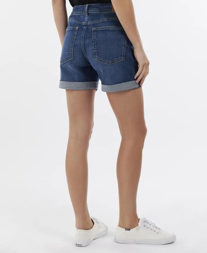 Maddison Denim Shorts Ecru Women Barbour Trousers and Shorts