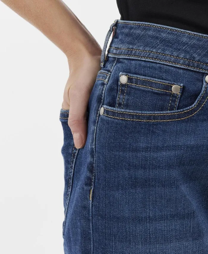Maddison Denim Shorts Ecru Women Barbour Trousers and Shorts