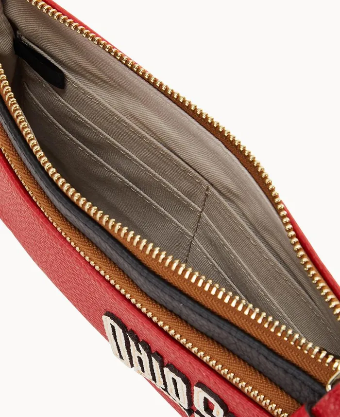ManWoman Collegiate Ohio State Double Zip Wristlet Ohio State Dooney and Bourke Wallets ManWoman Collegiate Ohio State Double Zip Wristlet Ohio State Dooney and Bourke Wallets