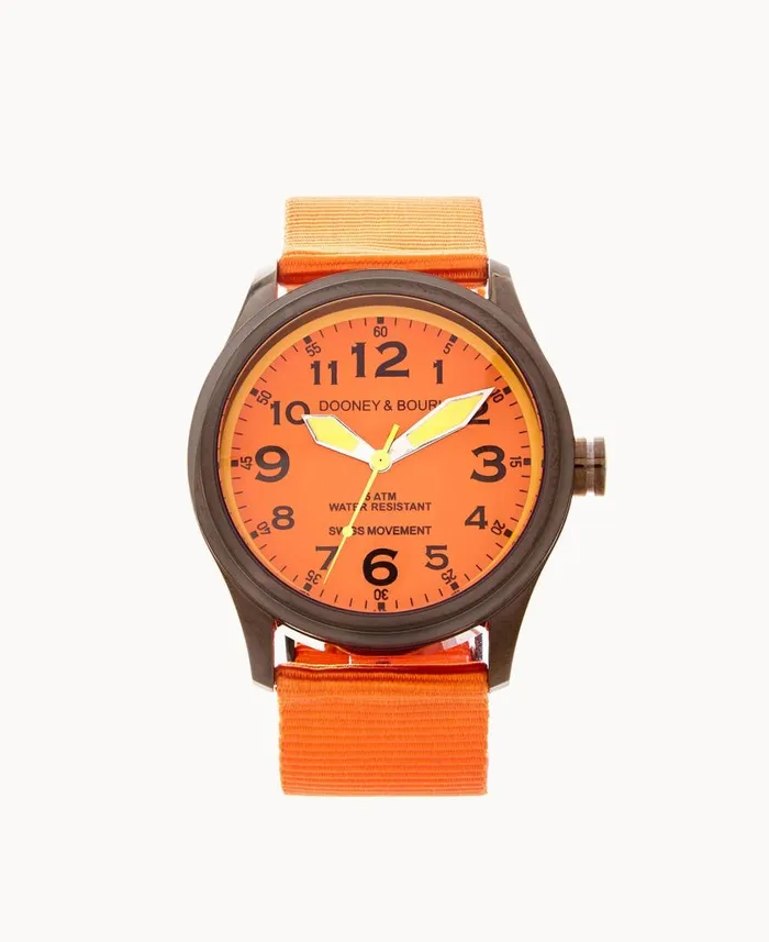 ManWoman Mariner Watch Orange Dooney and Bourke Watches
