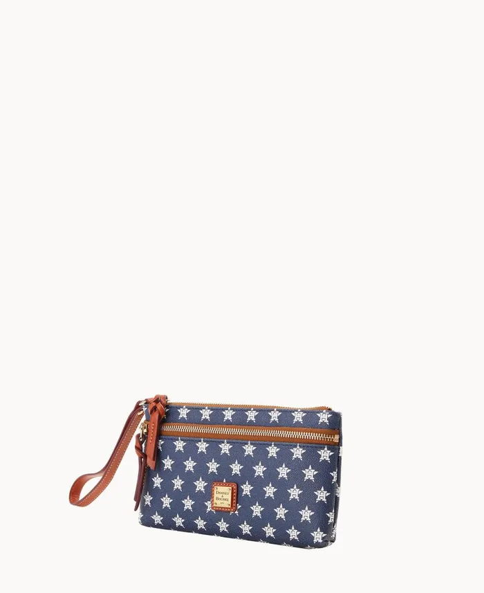 ManWoman MLB Astros Double Zip Wristlet Astros Dooney and Bourke Wallets ManWoman MLB Astros Double Zip Wristlet Astros Dooney and Bourke Wallets