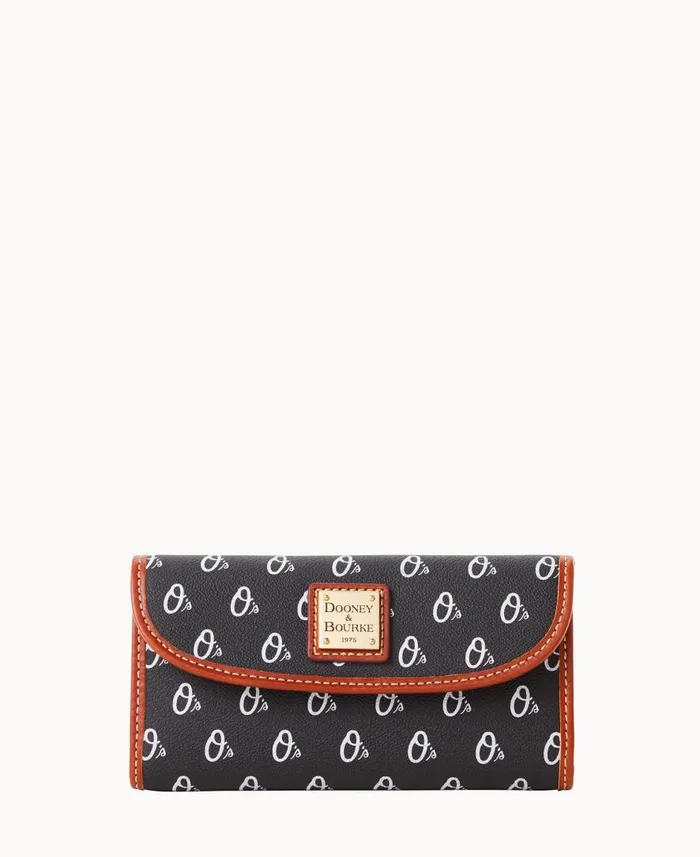 ManWoman MLB Orioles Continental Clutch Orioles Dooney and Bourke Wallets