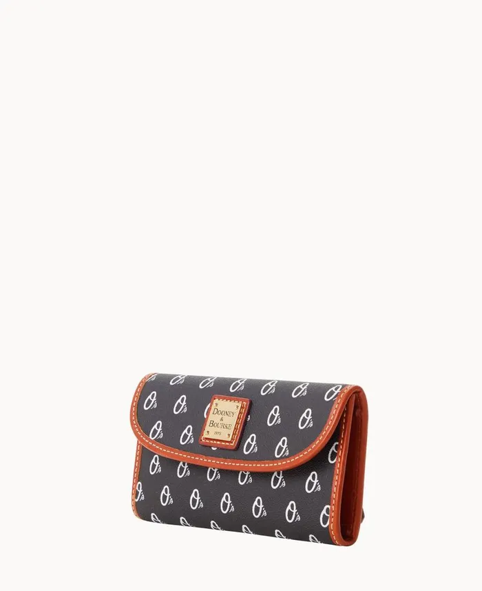 ManWoman MLB Orioles Continental Clutch Orioles Dooney and Bourke Wallets ManWoman MLB Orioles Continental Clutch Orioles Dooney and Bourke Wallets