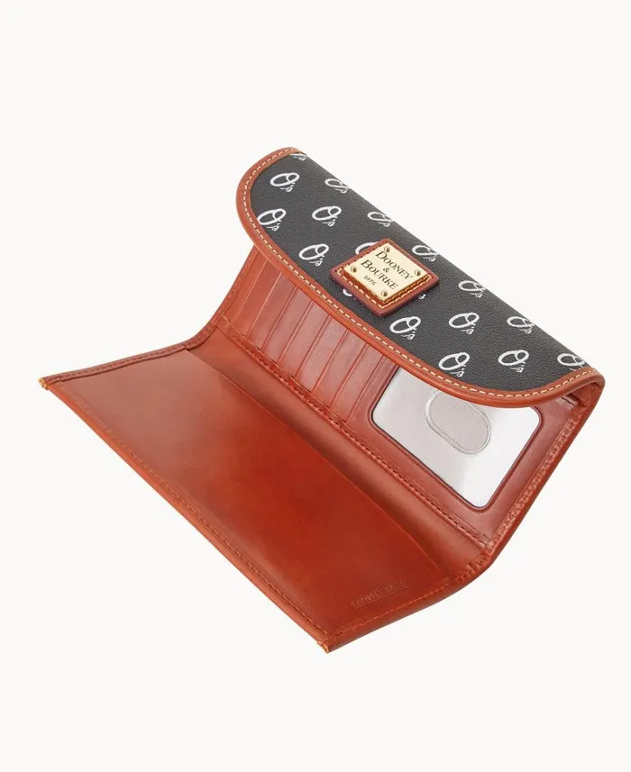 ManWoman MLB Orioles Continental Clutch Orioles Dooney and Bourke Wallets ManWoman MLB Orioles Continental Clutch Orioles Dooney and Bourke Wallets