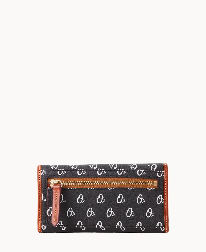 ManWoman MLB Orioles Continental Clutch Orioles Dooney and Bourke Wallets ManWoman MLB Orioles Continental Clutch Orioles Dooney and Bourke Wallets