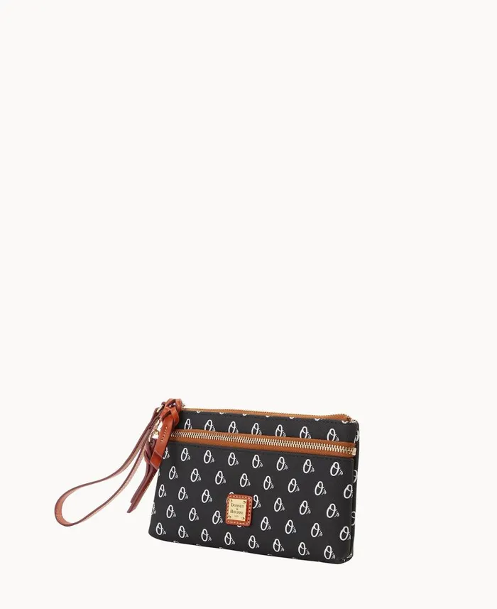 ManWoman MLB Orioles Double Zip Wristlet Orioles Dooney and Bourke Wallets ManWoman MLB Orioles Double Zip Wristlet Orioles Dooney and Bourke Wallets