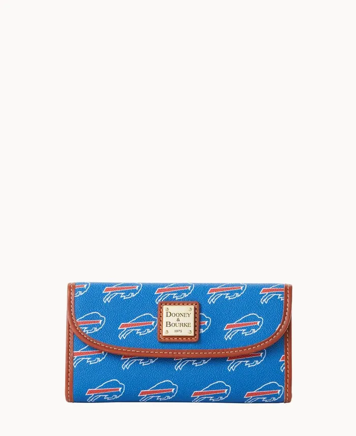 ManWoman NFL Bills Continental Clutch Bills Dooney and Bourke Wallets