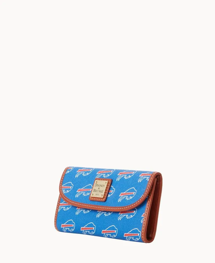 ManWoman NFL Bills Continental Clutch Bills Dooney and Bourke Wallets ManWoman NFL Bills Continental Clutch Bills Dooney and Bourke Wallets