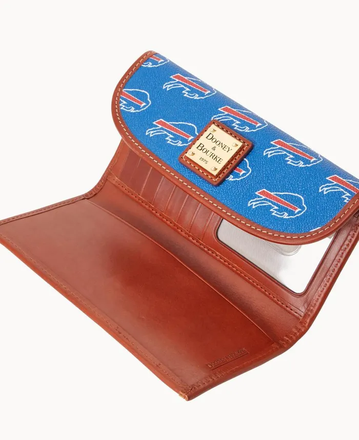 ManWoman NFL Bills Continental Clutch Bills Dooney and Bourke Wallets ManWoman NFL Bills Continental Clutch Bills Dooney and Bourke Wallets