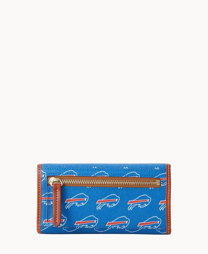 ManWoman NFL Bills Continental Clutch Bills Dooney and Bourke Wallets ManWoman NFL Bills Continental Clutch Bills Dooney and Bourke Wallets