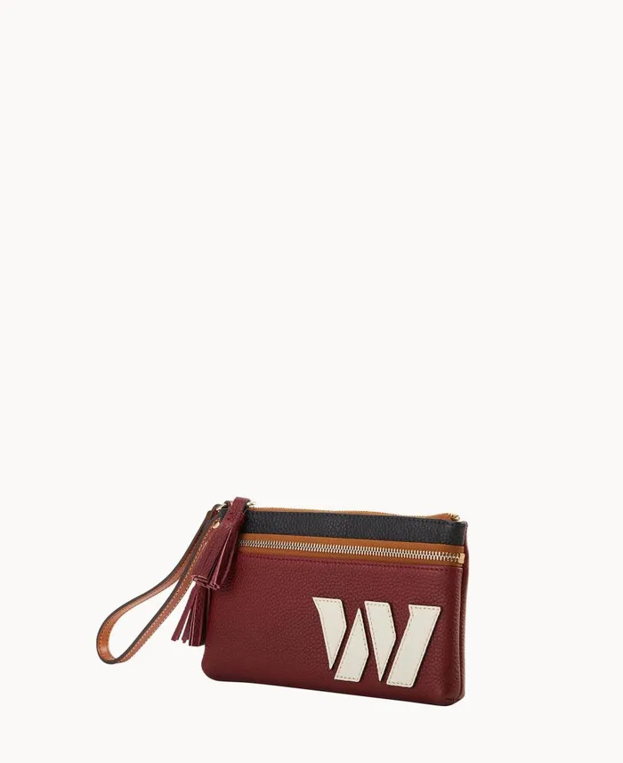 ManWoman NFL Commanders Double Zip Wristlet Commanders Dooney and Bourke Wallets ManWoman NFL Commanders Double Zip Wristlet Commanders Dooney and Bourke Wallets