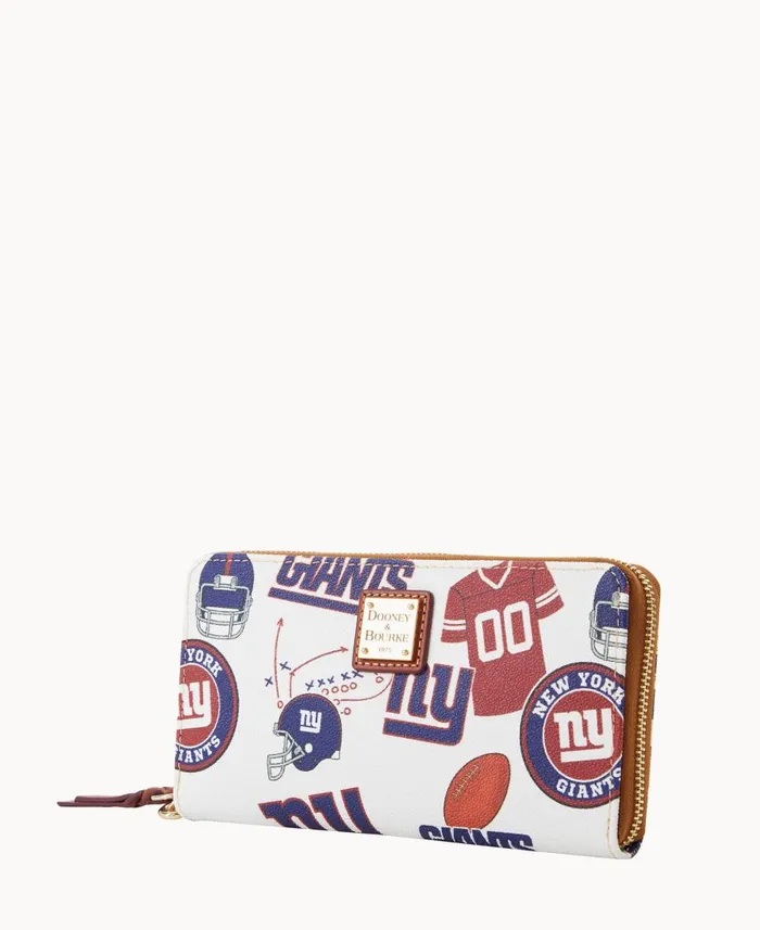 ManWoman NFL Giants Large Zip Around Wristlet Giants Dooney and Bourke Wallets ManWoman NFL Giants Large Zip Around Wristlet Giants Dooney and Bourke Wallets