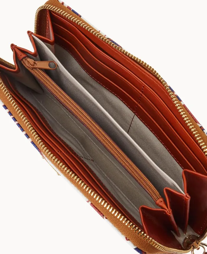 ManWoman NFL Giants Large Zip Around Wristlet Giants Dooney and Bourke Wallets ManWoman NFL Giants Large Zip Around Wristlet Giants Dooney and Bourke Wallets