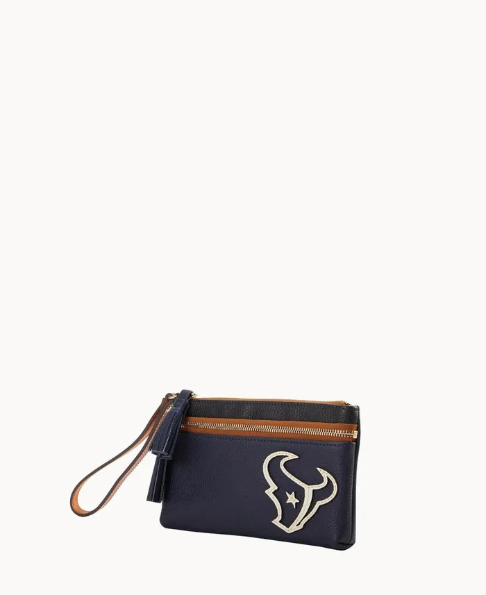 ManWoman NFL Texans Double Zip Wristlet Texans Dooney and Bourke Wallets ManWoman NFL Texans Double Zip Wristlet Texans Dooney and Bourke Wallets