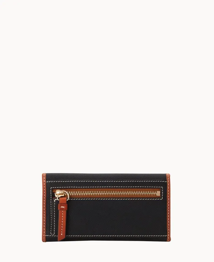 ManWoman Torino Continental Clutch Black Dooney and Bourke Wallets ManWoman Torino Continental Clutch Black Dooney and Bourke Wallets