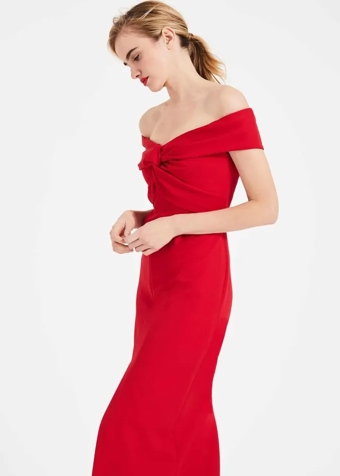 Marcelina Twist Maxi Dress Carmine Women Phase Eight Dresses