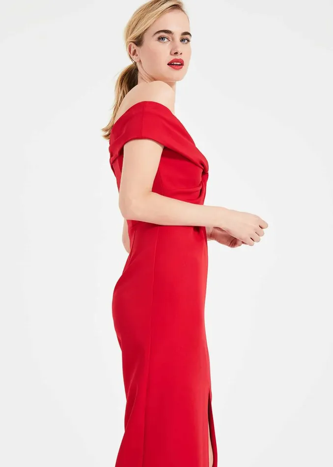Marcelina Twist Maxi Dress Carmine Women Phase Eight Dresses