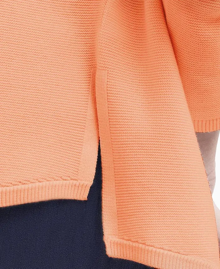 Marine Knitted Jumper Apricot Crush Women Barbour Jumpers