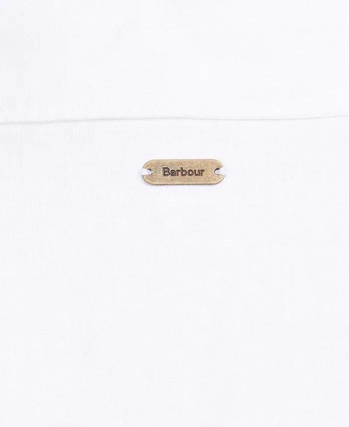 Marine Relaxed LongSleeved Shirt Navywhite Women Barbour Shirts and Blouses