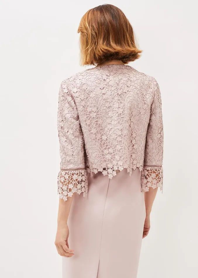 Mariposa Lace Occasion Jacket Antique Rose Women Phase Eight Jackets