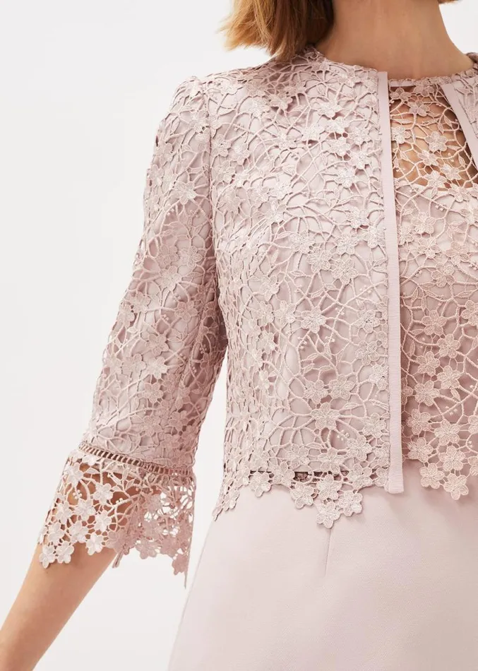 Mariposa Lace Occasion Jacket Antique Rose Women Phase Eight Jackets