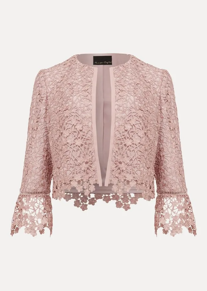 Mariposa Lace Occasion Jacket Antique Rose Women Phase Eight Jackets