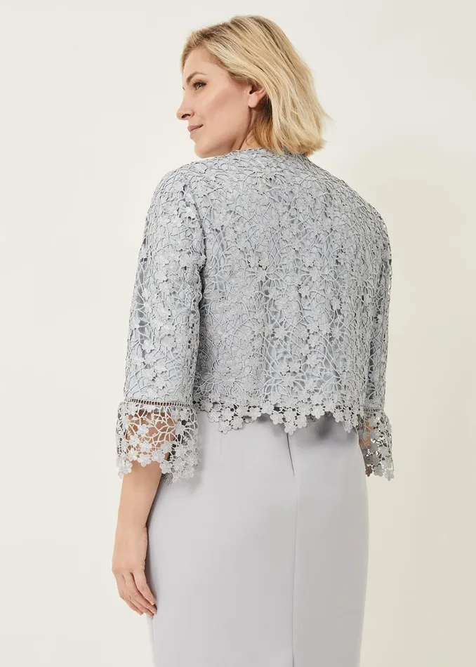 Mariposa Lace Occasion Jacket Mineral Women Phase Eight Jackets