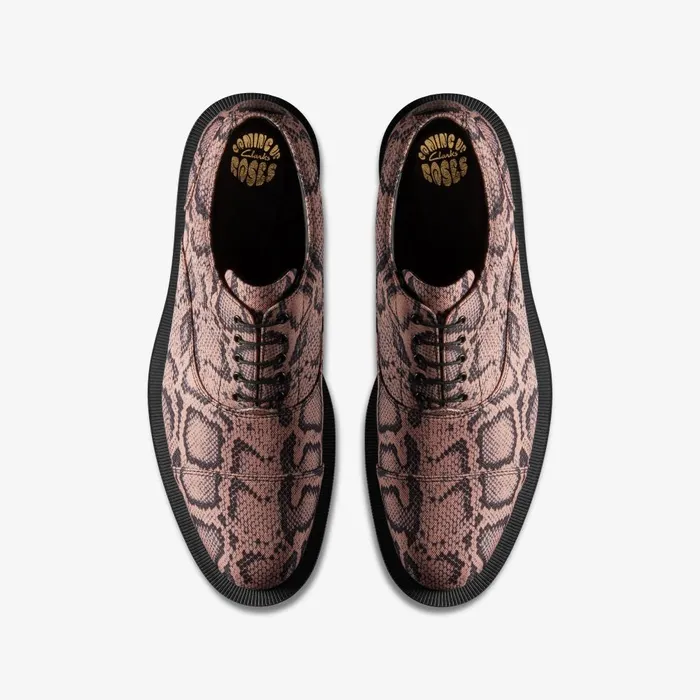 Martine Rose Womens Oxford 2 Rose Textile Women Clarks Loafers and Oxfords