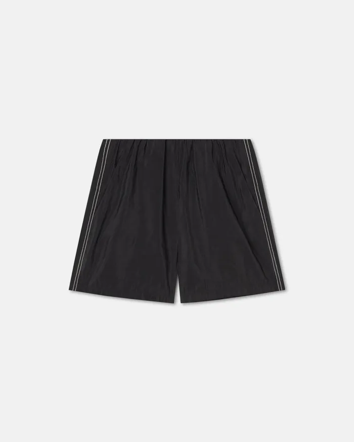 Masami Glass Poplin Shorts Black Women Nanushka Shorts