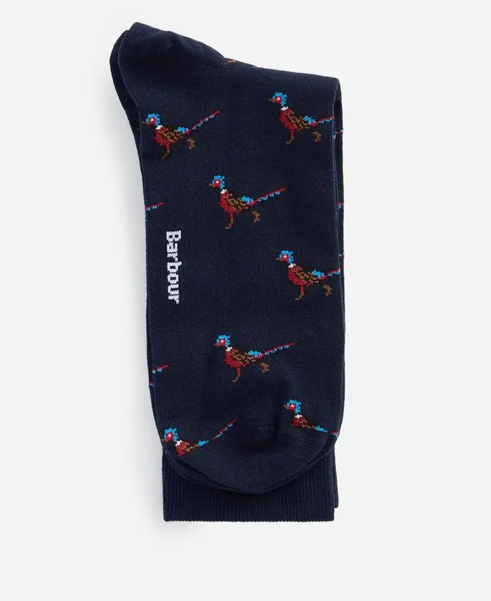 Mavin Socks Navypheasant Men Barbour Socks
