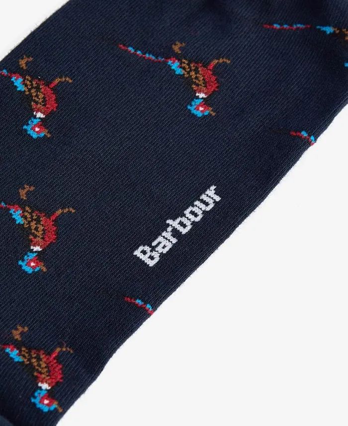 Mavin Socks Navypheasant Men Barbour Socks