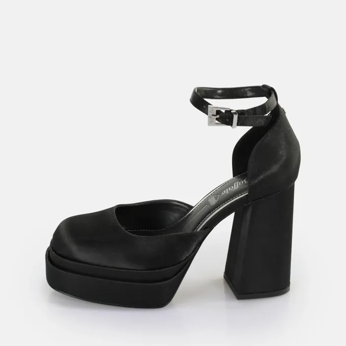 May Dorsay Black Buffalo Heels