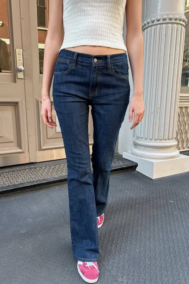 Melody 90039S Jeans Dark Wash 90s Denim Women Brandy Melville Bottoms