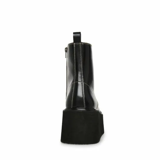 Men039s LAZER BLACKWHITE LEATHER Black White Leather Steve Madden Boots Men039s LAZER BLACKWHITE LEATHER Black White Leather Steve Madden Boots