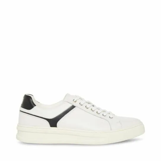 Men039s MCCORD WHITEBLACK White Black Steve Madden Sneakers