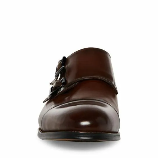 Men039s ZAVEN BROWN LEATHER Brown Leather Steve Madden Dress Men039s ZAVEN BROWN LEATHER Brown Leather Steve Madden Dress