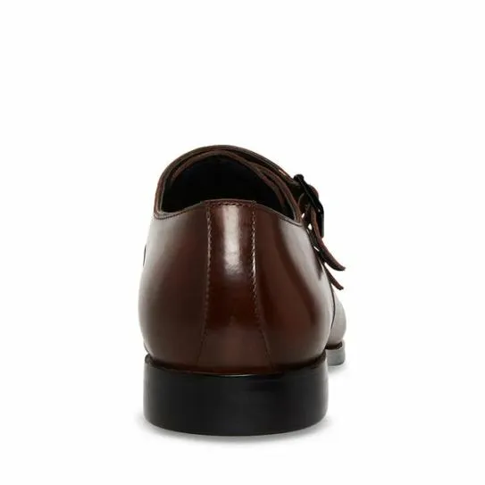 Men039s ZAVEN BROWN LEATHER Brown Leather Steve Madden Dress Men039s ZAVEN BROWN LEATHER Brown Leather Steve Madden Dress