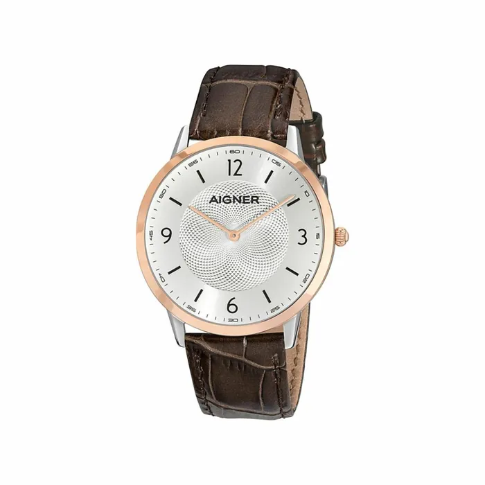 Men Aigner Watches Watch Potenza Silver Rose Gold