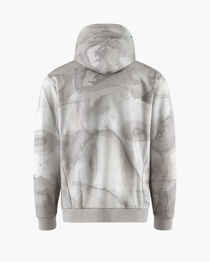 Men Alfsol HalfZip Hoodie Off The Mountain Bark Dove Grey Klttermusen Fleeces and Sweaters