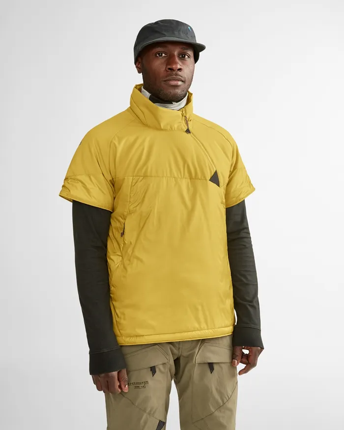 Men Alv PrimaLoft Tee Dusty Yellow Klttermusen Down and Insulated Jackets