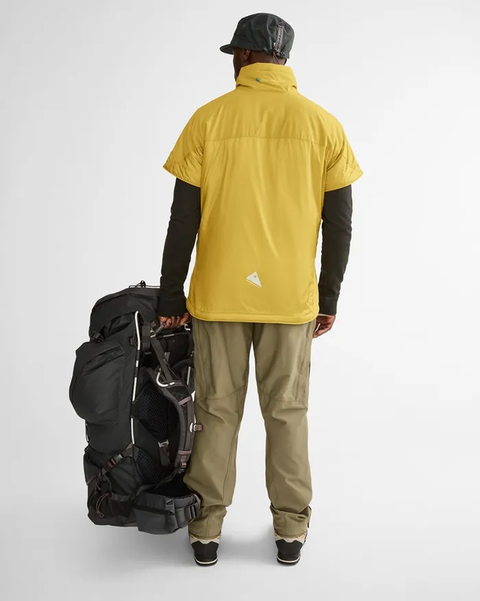 Men Alv PrimaLoft Tee Dusty Yellow Klttermusen Down and Insulated Jackets