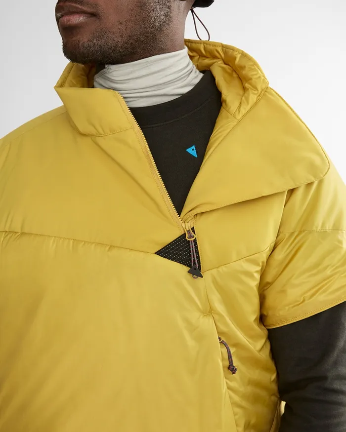 Men Alv PrimaLoft Tee Dusty Yellow Klttermusen Down and Insulated Jackets