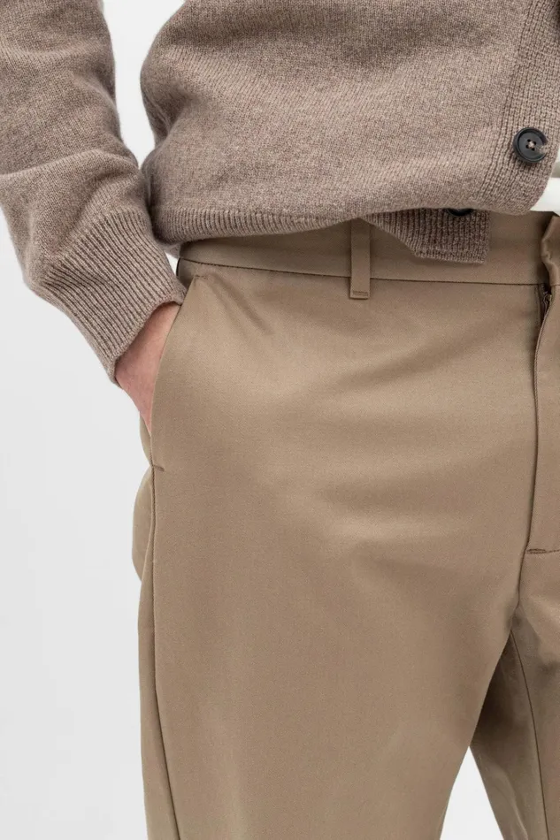 Men Andersen Gabardine Chino Utility Khaki Norse Projects Trousers