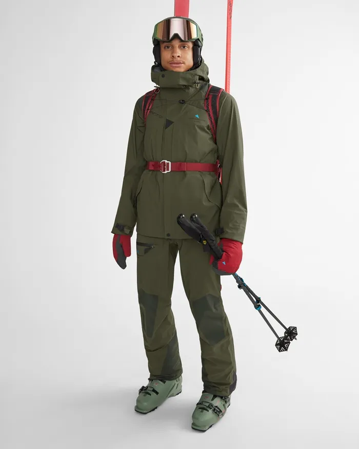 Men Andvare 134 Levitend Cutan Snow Pant Rosin Green Klttermusen Waterproof Pants