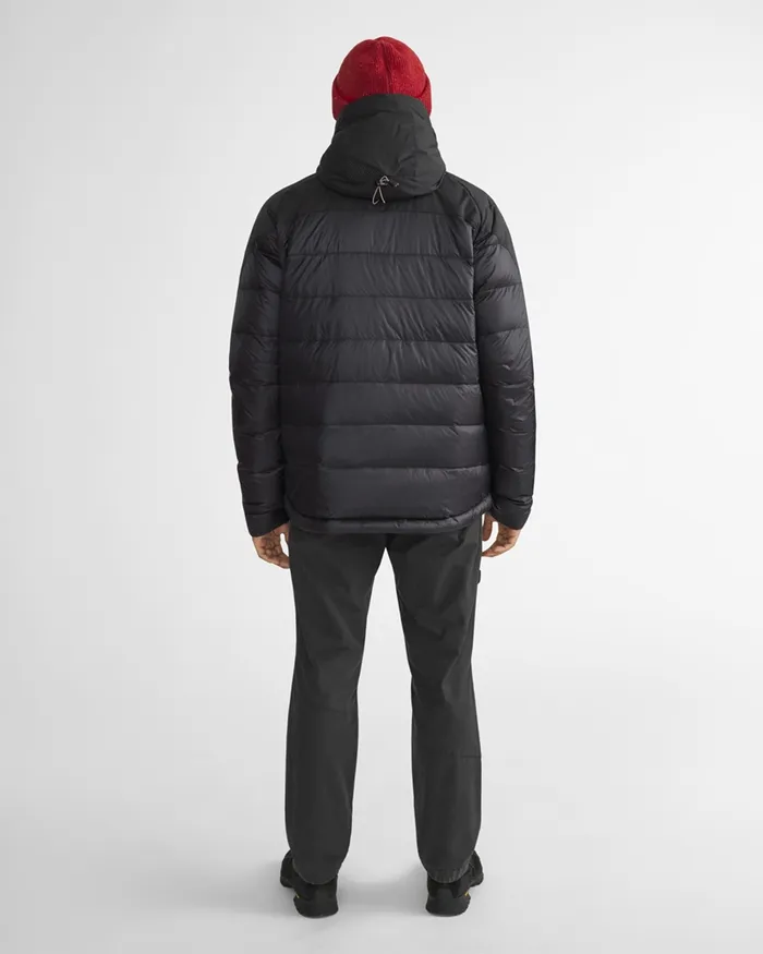 Men Atle 20 37 Levitend Down Hood Jacket Ruby Red Klttermusen Down and Insulated Jackets