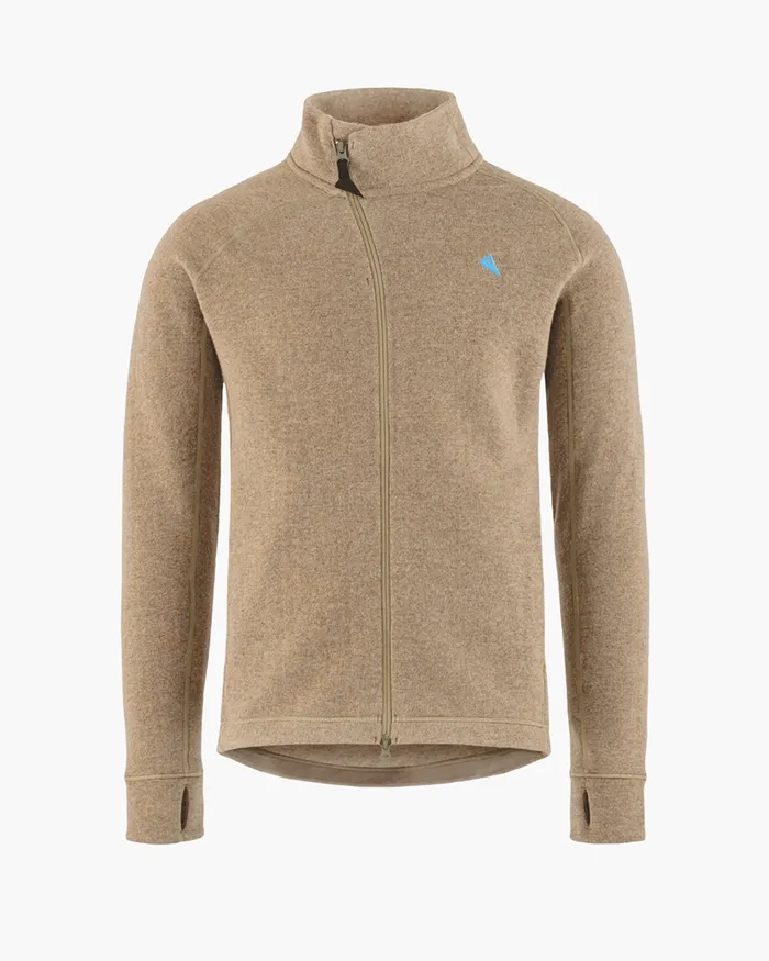 Men Balder Zip Thermal MidLayer Warm Sand Klttermusen Fleeces and Sweaters