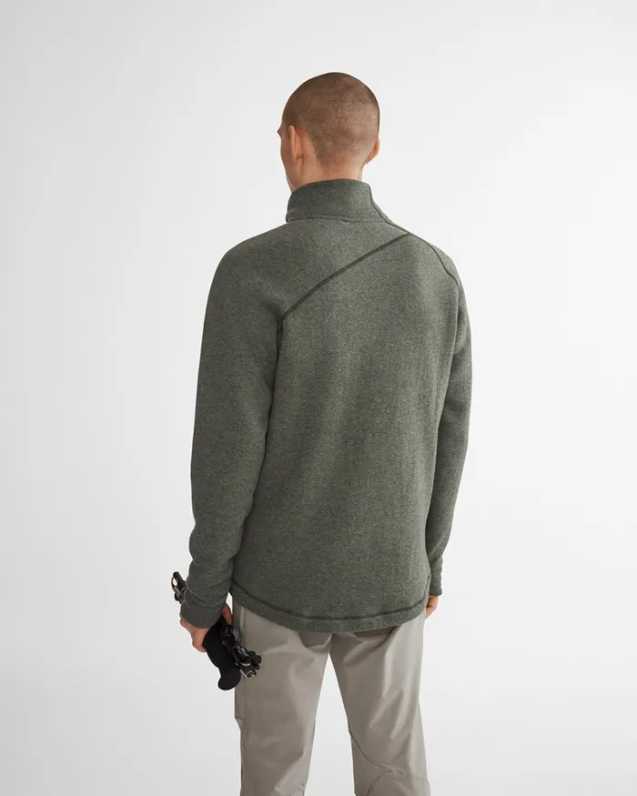 Men Balder Zip Thermal MidLayer Warm Sand Klttermusen Fleeces and Sweaters