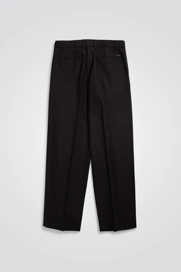 Men Benn Relaxed Pleated Trouser Black Norse Projects Trousers