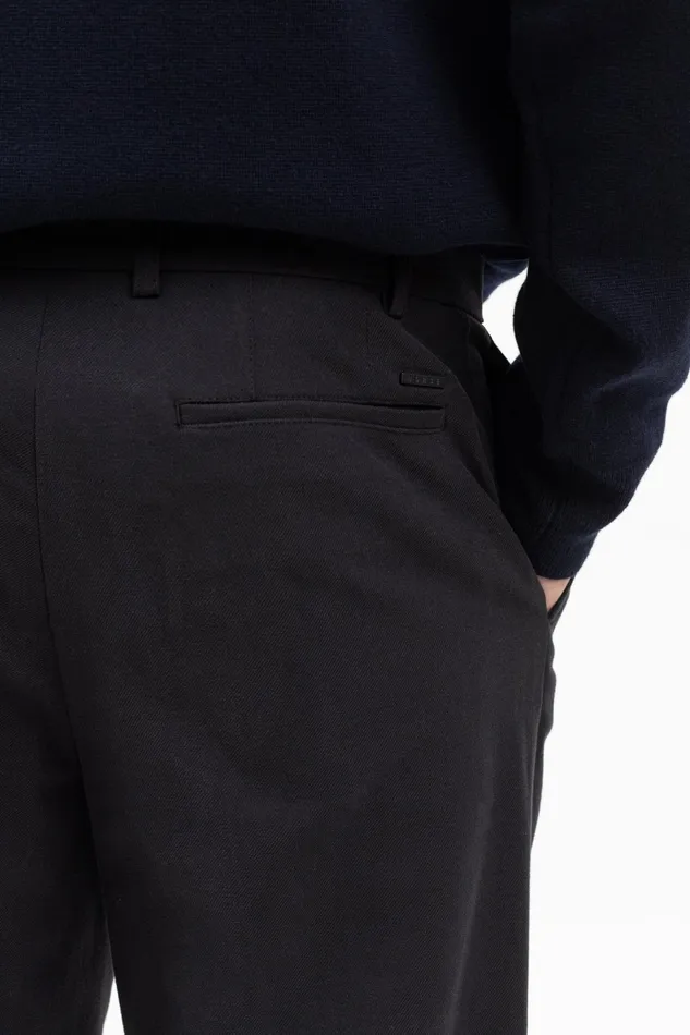 Men Benn Relaxed Pleated Trouser Black Norse Projects Trousers