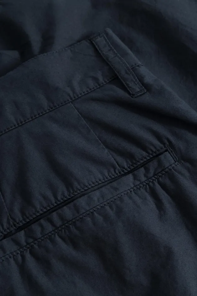 Men Benn Relaxed Typewriter Pleated Short Dark Navy Norse Projects Shorts